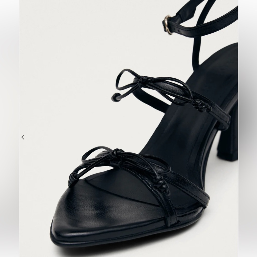 0233 - ALOHAS Black Strappy Heels - Picture 11 of 16